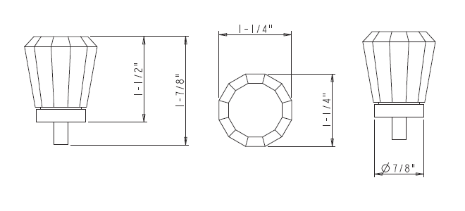 Harlow G150L Knob