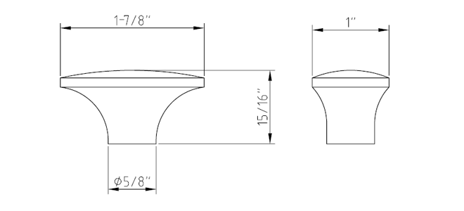 Hudson 650 Knob