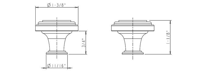 Lafayette 317 Knob