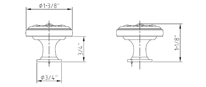 Lafayette 417 Knob