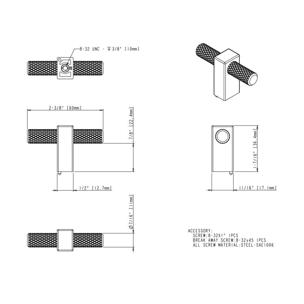 Larkin 3 498T Knob