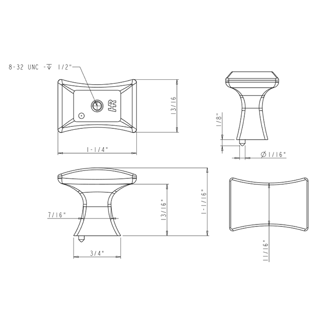 Philip 767 Knob