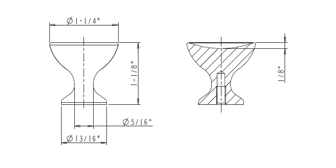 Rae 667 Knob