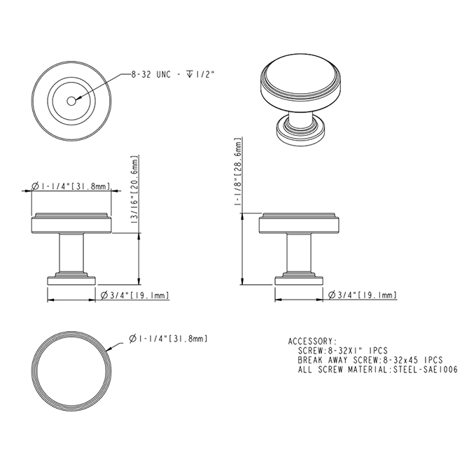 Richard 171 Knob