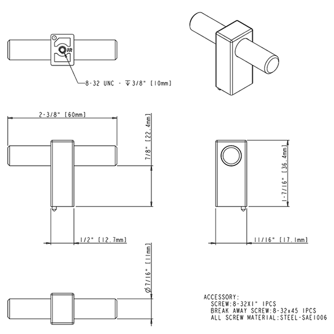 Spencer 578T Knob