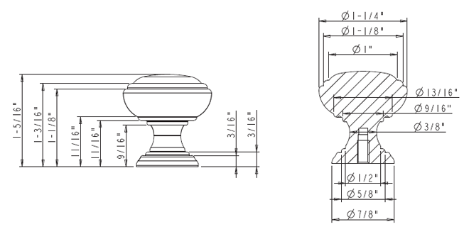 Tiffany 658 Knob