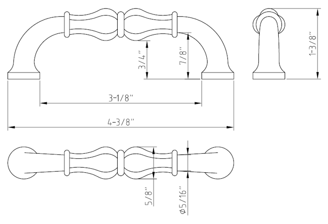 Bella 818-96 Pull