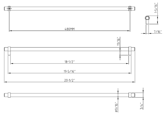 Key Grande 5480 Pull Key Grande 5480 Pull