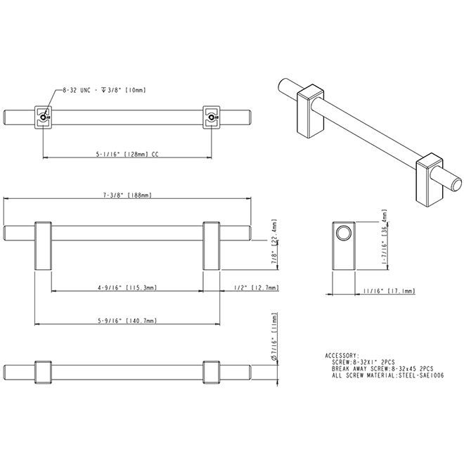 Larkin 1 478-128 Pull