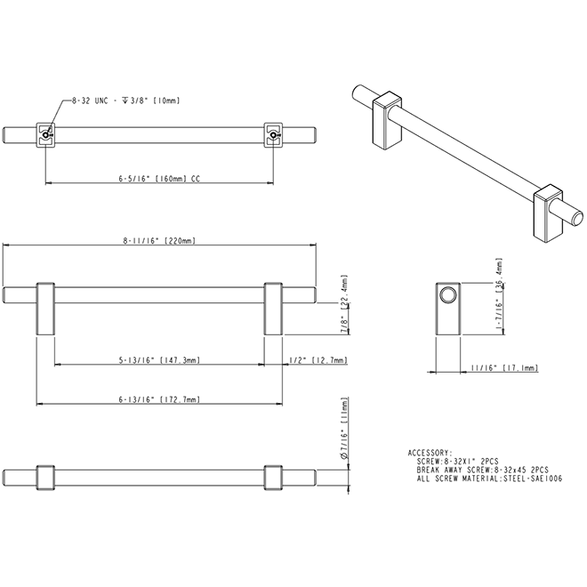 Larkin 1 478-160 Pull Larkin 1 478-160 Pull