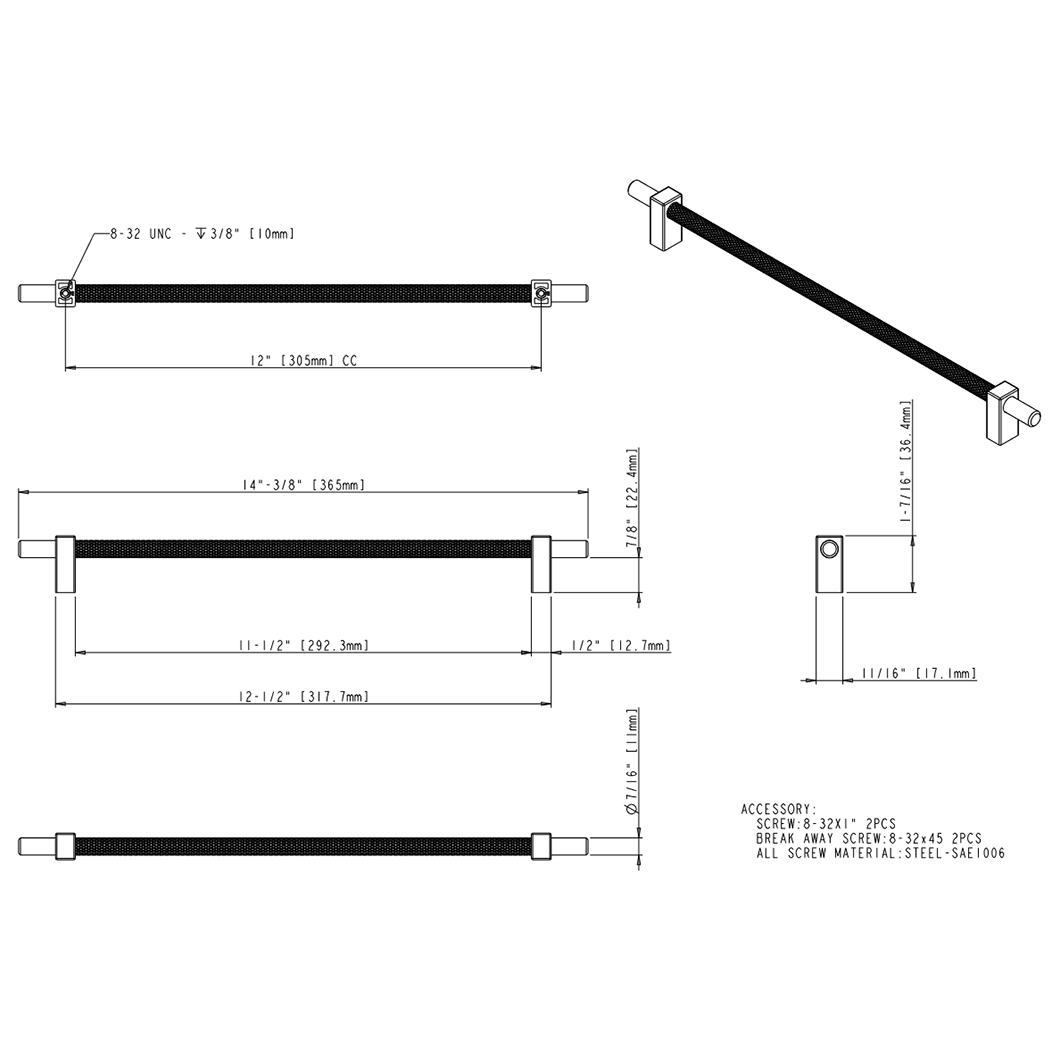 Larkin 3 598-305 Pull Larkin 3 598-305 Pull