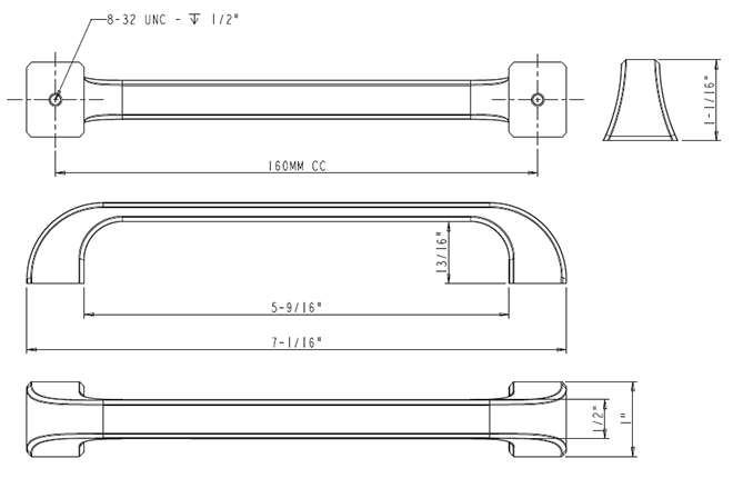 Marlo 972-160 Pull Marlo 972-160 Pull
