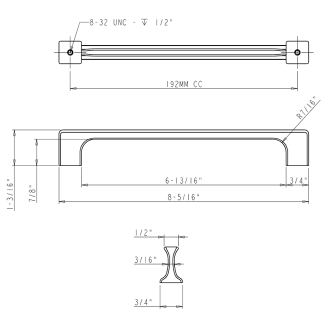Sullivan 752-192 Pull Sullivan 752-192 Pull