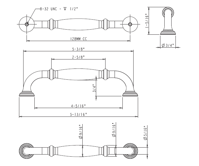 Tiffany 658-128 Pull