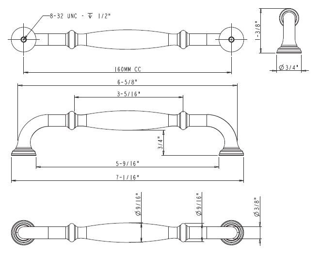 Tiffany 658-160 Pull