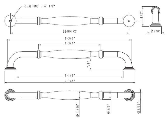 Tiffany 658-224 Pull