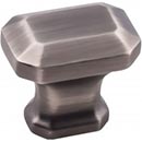 Brushed Pewter Finish - Ella Series Decorative Cabinet Hardware - Jeffrey Alexander Collection by Hardware Resources