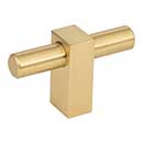 Brushed Gold Finish - Larkin 1 Series Decorative Cabinet Hardware - Jeffrey Alexander Cabinet & Drawer Hardware