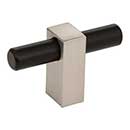 Matte Black & Satin Nickel Mixed Finish - Larkin 2 Series Hardware Collection - Jeffrey Alexander Decorative Hardware