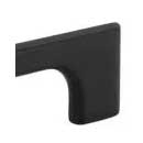 Matte Black Finish - Leyton Series Decorative Cabinet Hardware - Jeffrey Alexander Collection by Hardware Resources
