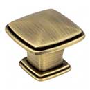 Brushed Antique Brass Finish - Milan 1 Series - Jeffrey Alexander Decorative Cabinet & Drawer Hardware Collection