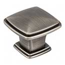 Brushed Pewter Finish - Milan 1 Series - Jeffrey Alexander Decorative Cabinet & Drawer Hardware Collection