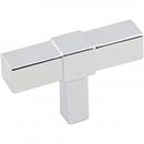 Polished Chrome Finish - Zane Series Decorative Cabinet Hardware - Jeffrey Alexander Collection by Hardware Resources