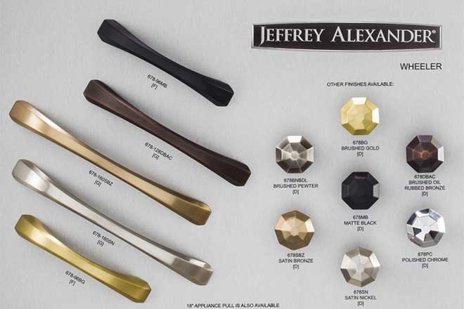 Jeffrey Alexander Wheeler Cabinet Hardware Collection