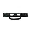 John Wright [088600] Cast Iron Drawer Drop Pull - Mission - Black Primer Finish - 5 1/4" C/C - 6 1/2" L