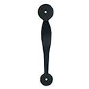 John Wright [088491] Forged Steel Cabinet Handle - Circle End - Flat Black Finish - 7" L