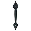 John Wright [088493] Forged Steel Cabinet Handle - Spade End - Flat Black Finish - 8 7/8&quot; L