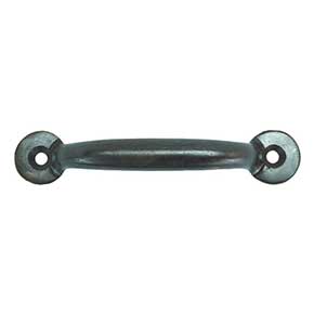 John Wright [088610] Cast Iron Cabinet Handle - Circle End - Standard Size - Faux Copper Finish - 3" C/C 3 1/2" L