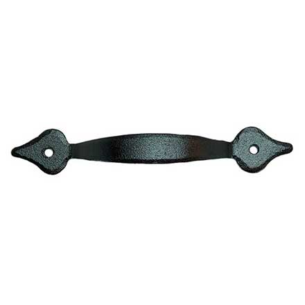 John Wright [088616] Forged Steel Cabinet Handle - Spade End - Standard Size - Flat Black Finish - 3 1/2&quot; C/C 5 1/16&quot; L
