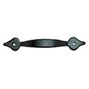 John Wright [088616] Forged Steel Cabinet Handle - Spade End - Standard Size - Flat Black Finish - 3 1/2&quot; C/C 5 1/16&quot; L