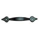 John Wright [088616] Forged Steel Cabinet Handle - Spade End - Standard Size - Flat Black Finish - 3 3/4&quot; C/C 5 1/16&quot; L