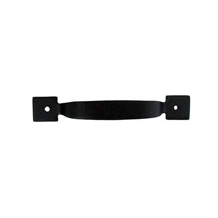 John Wright [088617] Forged Steel Cabinet Handle - Square End - Standard Size - Flat Black Finish - 4&quot; C/C 4 7/8&quot; L