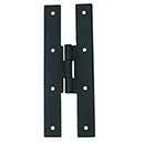 John Wright [088587] Cast Iron Cabinet Door Surface Hinge - H-Hinge - Flat Black Finish - Pair - 7&quot; H x 2 5/8&quot; W