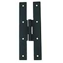 John Wright [088587] Cast Iron Cabinet Door Surface Hinge - H-Hinge - Flat Black Finish - Pair - 7" H x 2 5/8" W