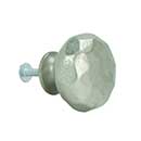 John Wright [088717] Cast Iron Cabinet Knob - Distressed - Satin Nickel Finish - 1 1/4&quot; Dia.