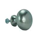 John Wright [088747] Cast Iron Cabinet Knob - Round - Satin Nickel Finish - 1 1/4" Dia.