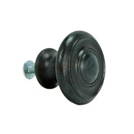 John Wright [088765] Cast Iron Cabinet Knob - Classic - Faux Copper Finish - 1 1/4&quot; Dia.