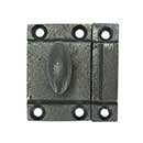 John Wright [088575] Cast Iron Cupboard Turn Latch - Antique Iron Finish - 1 3/4&quot; W