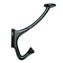 John Wright [088418] Cast Iron Wall Hook - Derby - Antique Iron Finish - 4 5/8" L