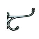 John Wright [088419] Cast Iron Wall Hook - Petite Harness - Antique Iron Finish - 4 1/4" L