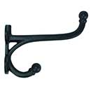 John Wright [088422] Cast Iron Wall Hook - Small Harness - Black Finish - 6 1/2&quot; L