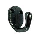 John Wright [088424] Cast Iron Wall Hook - Petite Single - Black Nickel Finish - 1 1/2&quot; L