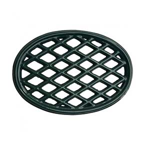 John Wright [033343] Cast Iron Trivet - Lattice - Forest Green Porcelain Coated - 10 1/4" L