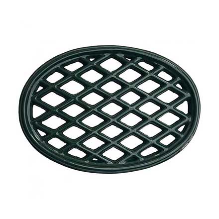 John Wright [033343] Cast Iron Trivet - Lattice - Forest Green Porcelain Coated - 10 1/4&quot; L