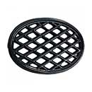 John Wright [033348] Cast Iron Trivet - Lattice - Jet Black Porcelain Coated - 10 1/2" L