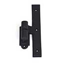 John Wright [088513] Cast Iron Shutter Mid Range Hinge &amp; Pintle Combo - NY Style - Flat Black - 7&quot; L - 1 1/2&quot; Offset